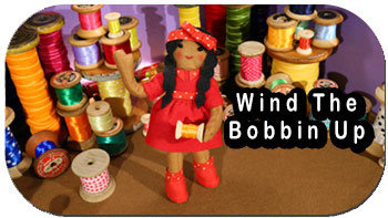 wind the bobbin up
